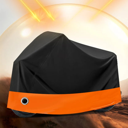 Waterproof Motorcycle Cover - 190T Silver Coated, UV & Rain Protection, Sizes M-XXXXL