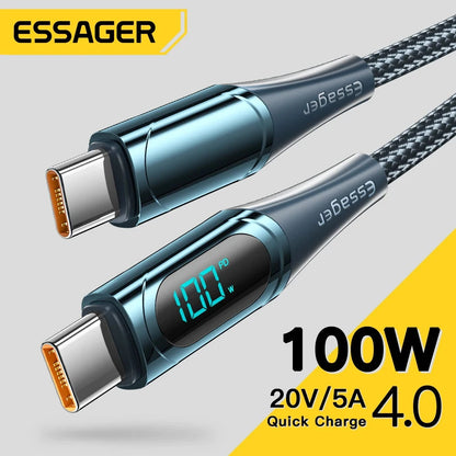 USB-C to USB-C Fast Charging Cable 100W/5A deideas