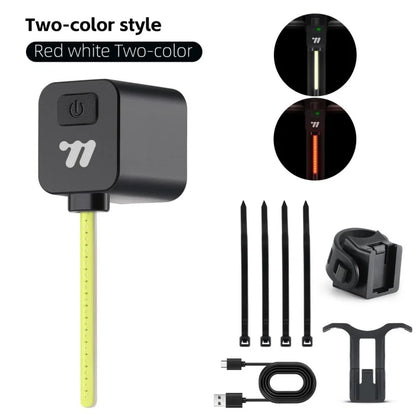 LED Rear Taillight – Rechargeable Plug & Play Bicycle Light