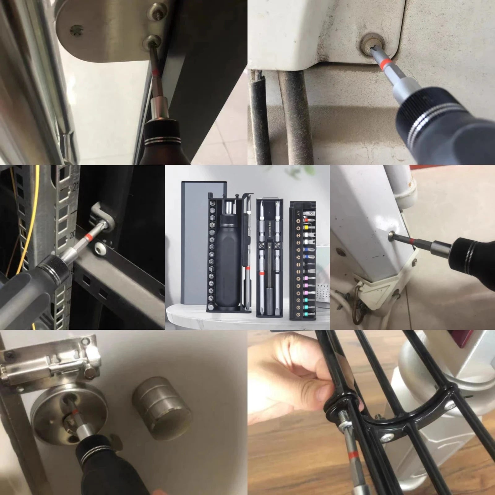 Ratchet precision screwdriver with Phillips Torx magnetic drill bit deideas