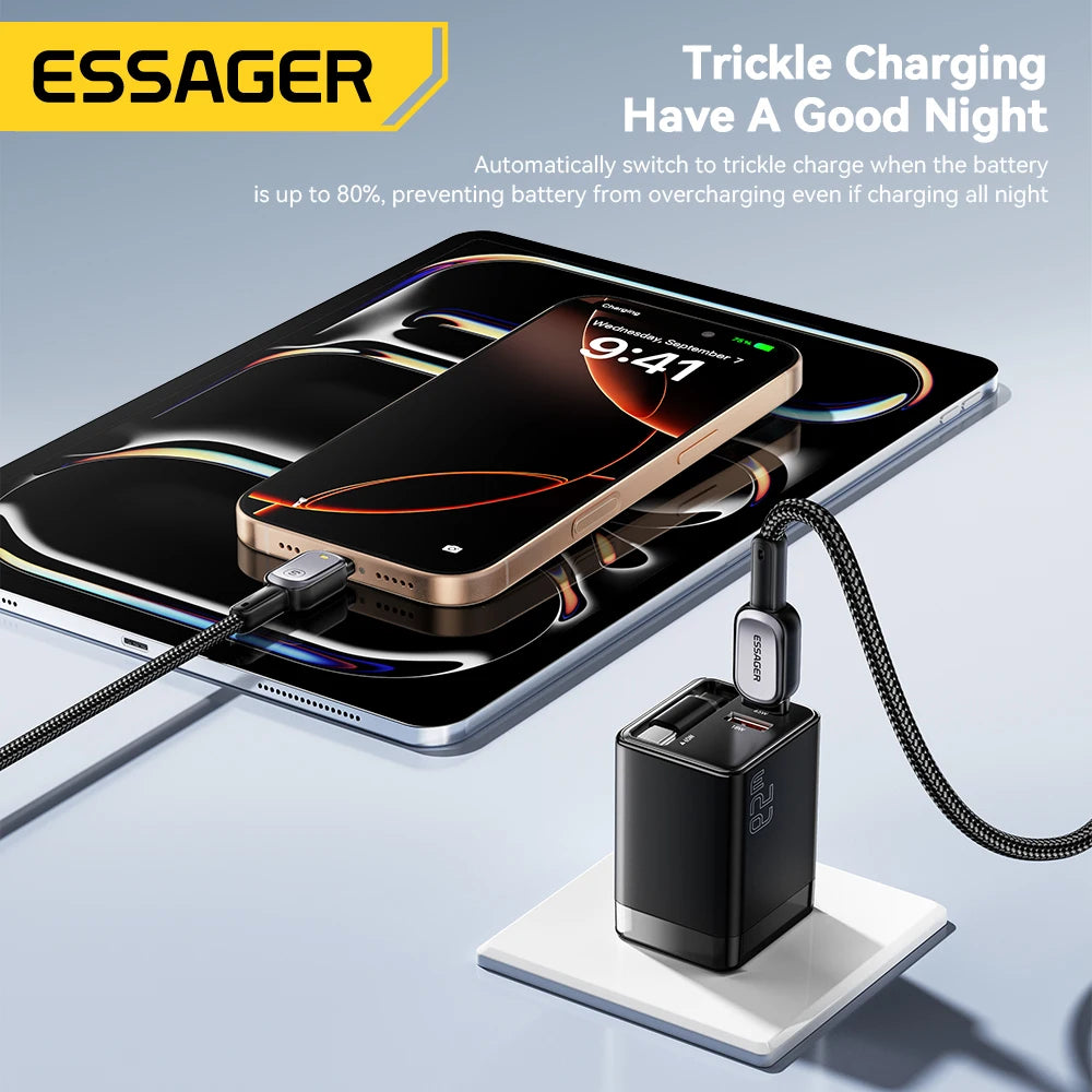 USB-C to USB-C Cable with LED Display 100W - Smart Fast Charging Cable | Universal Devices