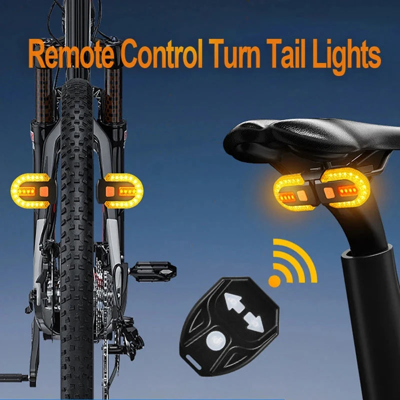 SmartBike LED Taillight Smart LED rear light with turn signal and remote control deideas