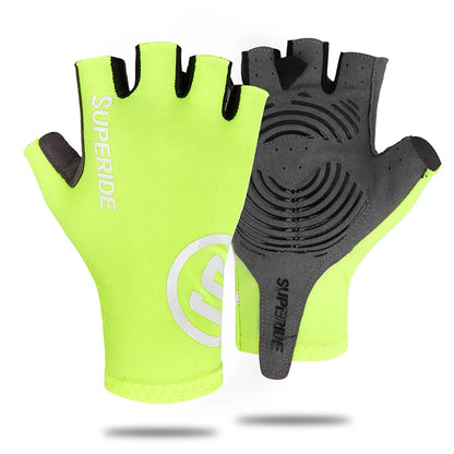 Half Finger Cycling Gloves - Padded, Anti-Sweat, Breathable, 6 Colors, S-XL