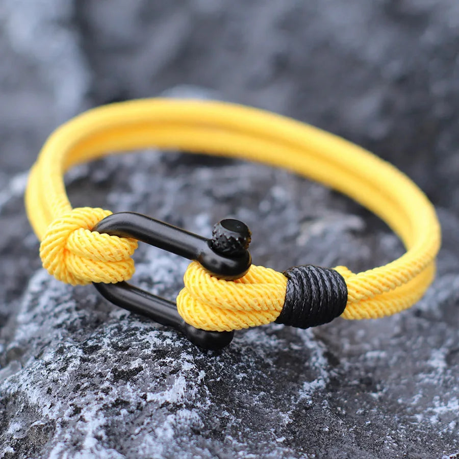 New Rope Bracelet Men Detachable Buckle Nautical Wrap Braclet Grade A 4mm Thread Outdoor Sports Fabric Braslet Armband Herren deideas