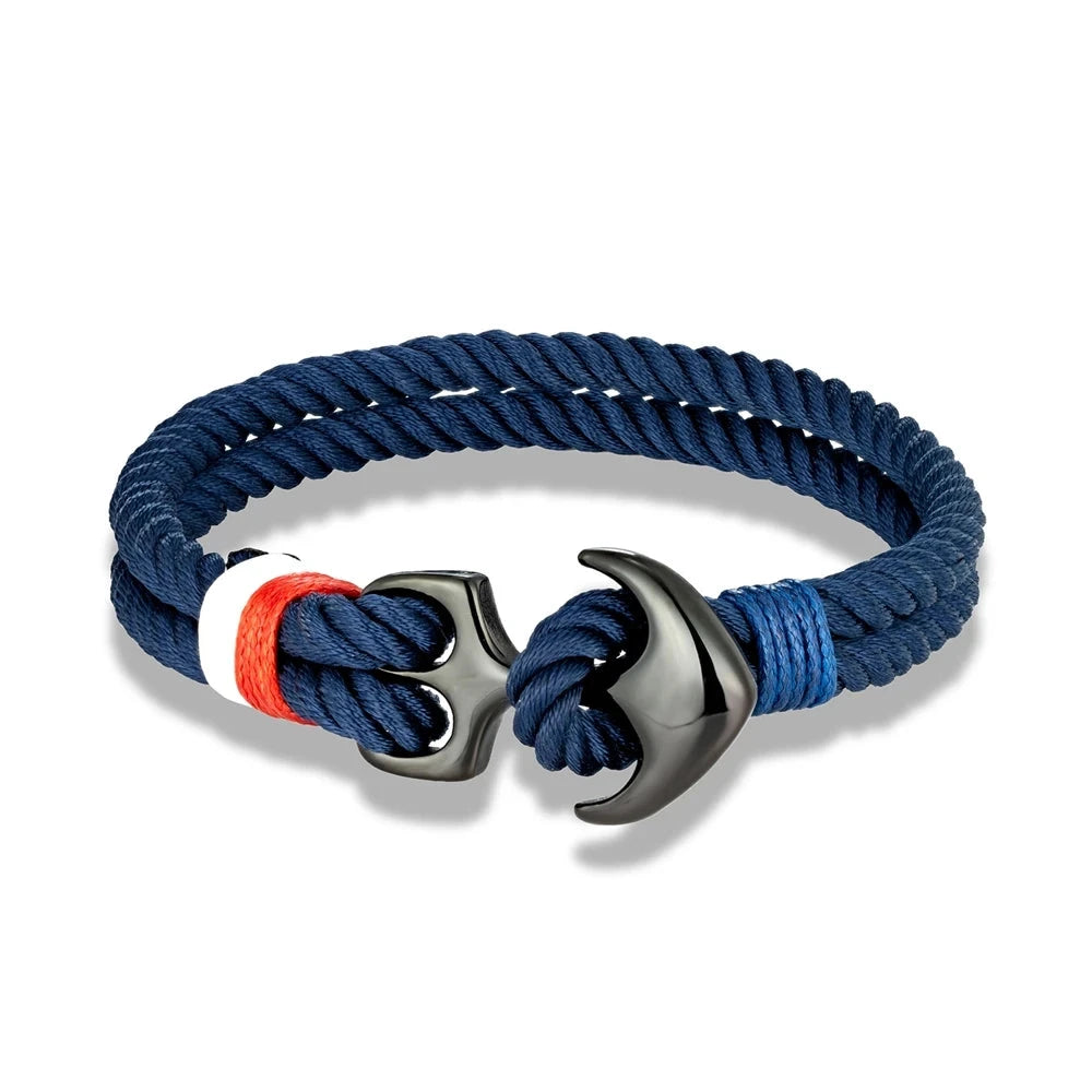 Twin Strand Anchor Bracelet  Waterproof & Sporty deideas