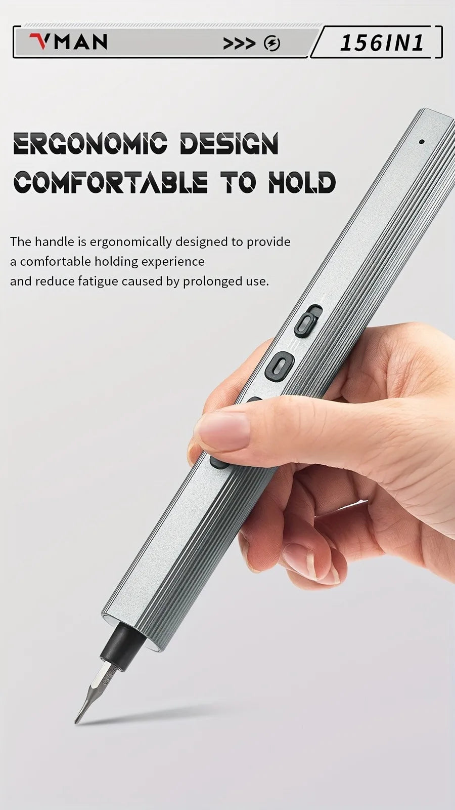 156-in-1 Mini Electric Screwdriver Set - Precision Repair Kit