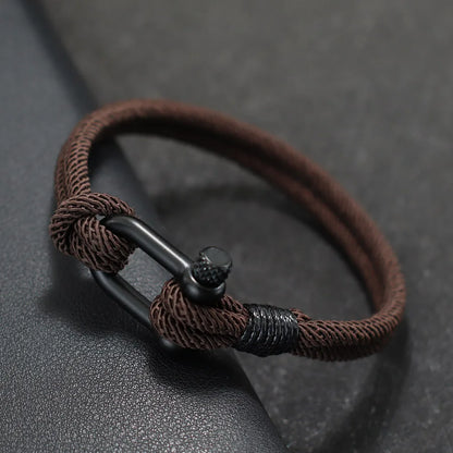 New Rope Bracelet Men Detachable Buckle Nautical Wrap Braclet Grade A 4mm Thread Outdoor Sports Fabric Braslet Armband Herren deideas