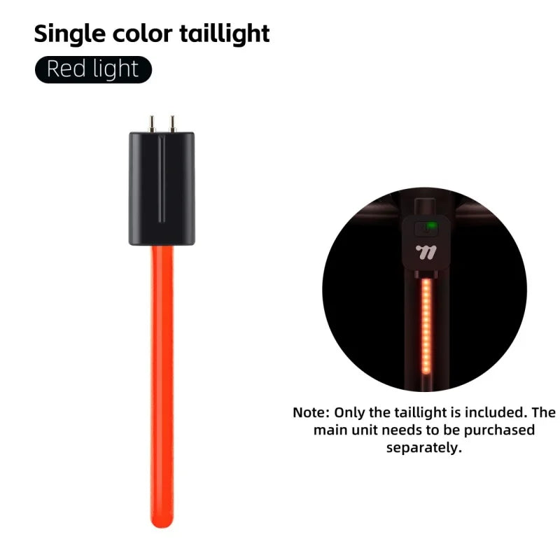 LED Rear Taillight – Rechargeable Plug & Play Bicycle Light