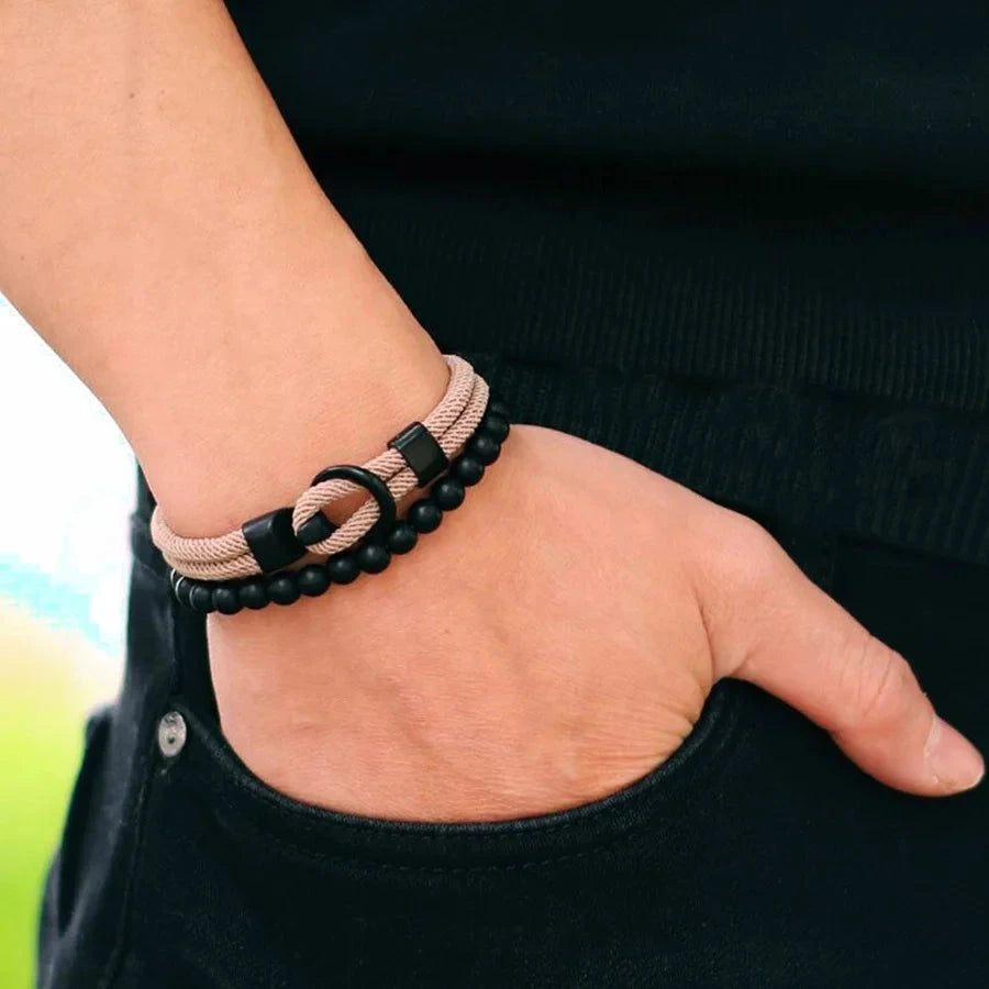 Bracelets Onyx Minimal A simple but powerful set, with the elegance of onyx deideas