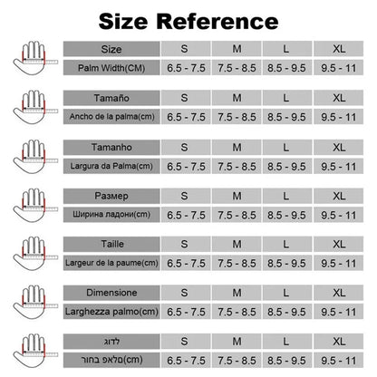 Half Finger Cycling Gloves - Padded, Anti-Sweat, Breathable, 6 Colors, S-XL