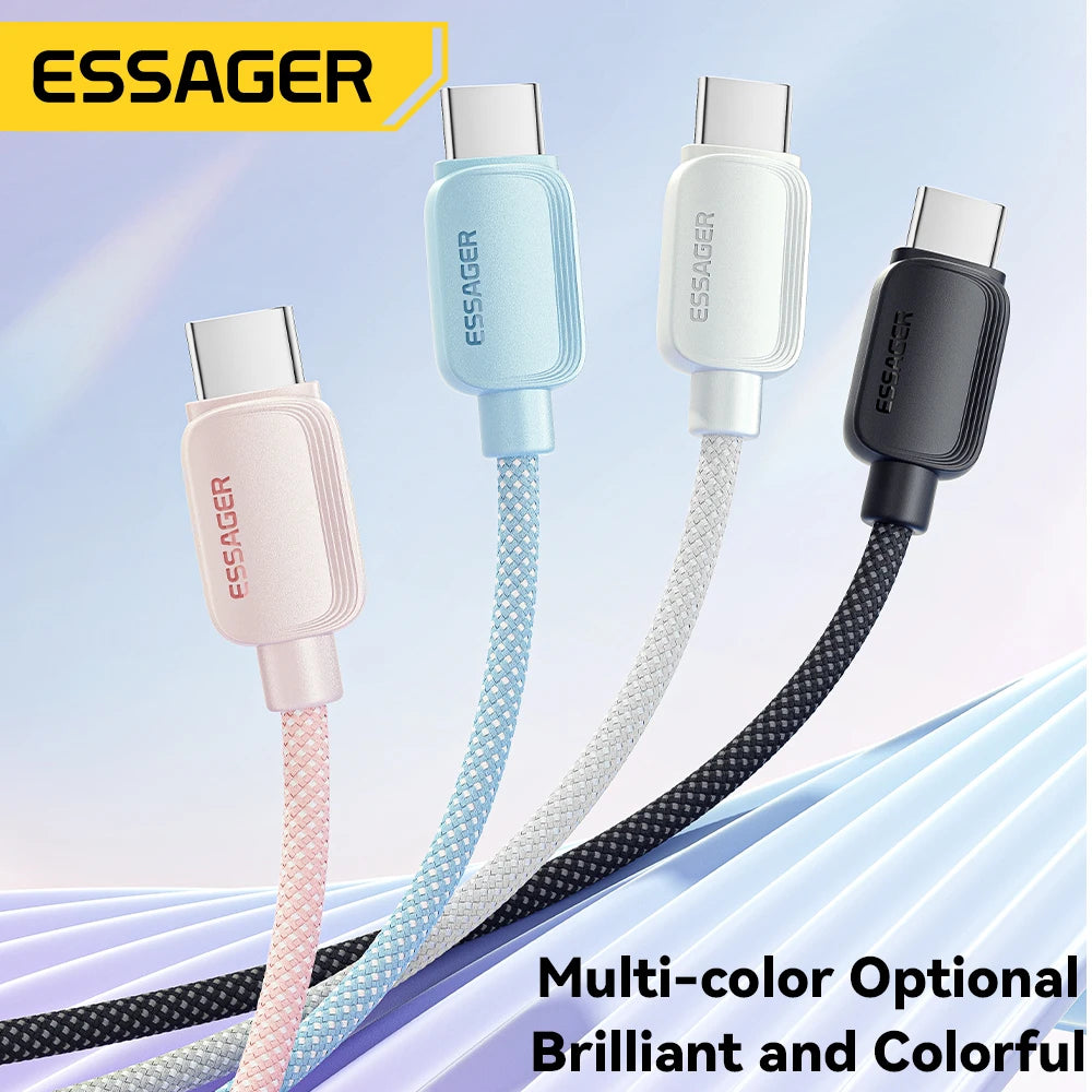 USB-C to USB-C Cable 100W - 5A Fast Charging, Braided