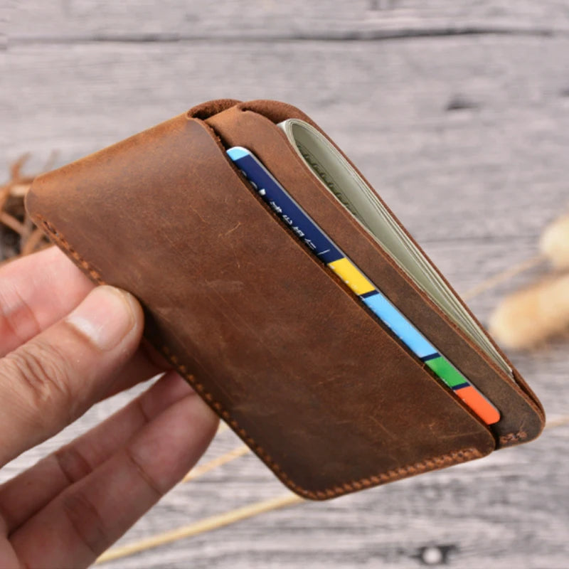 VaultSlim Genuine Leather Card Holder with RFID Shield