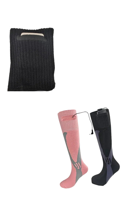 Premium Heated Socks - Rechargeable 5000mAh Electric Foot Warmers | Winter Sports & Outdoor