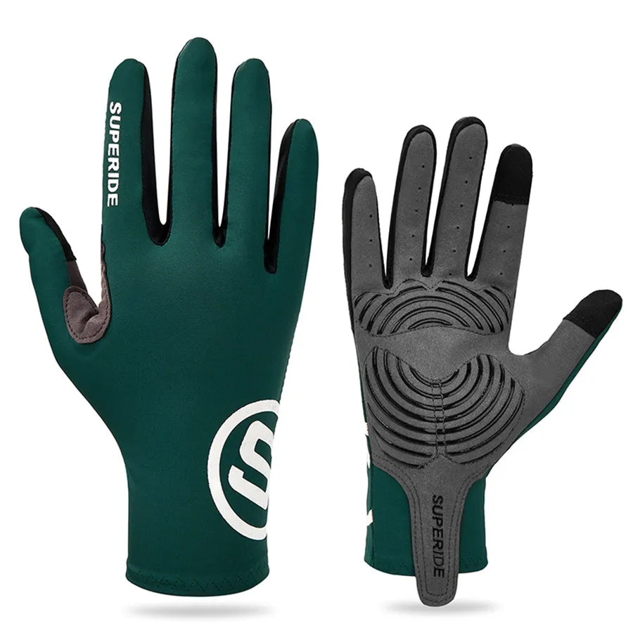 Full Finger Cycling Gloves - Padded, Breathable, Touchscreen, 6 Colors, S-XL