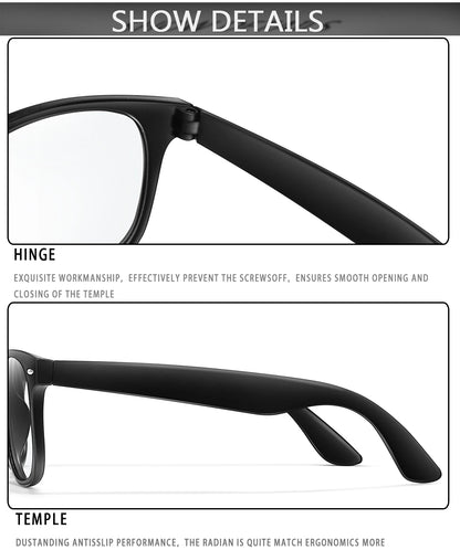 Gafas de Miopía Redondas Vintage - Lentes Graduadas Ligeras 0 a -4.0