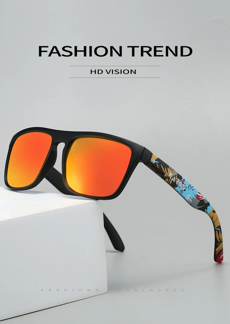 Gafas de sol deportivas polarizadas envolventes - Rendimiento UV400 para exteriores