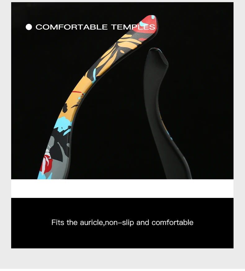 Gafas de sol deportivas polarizadas envolventes - Rendimiento UV400 para exteriores