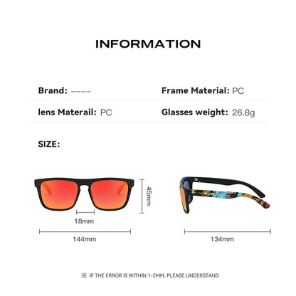 Gafas de sol deportivas polarizadas envolventes - Rendimiento UV400 para exteriores