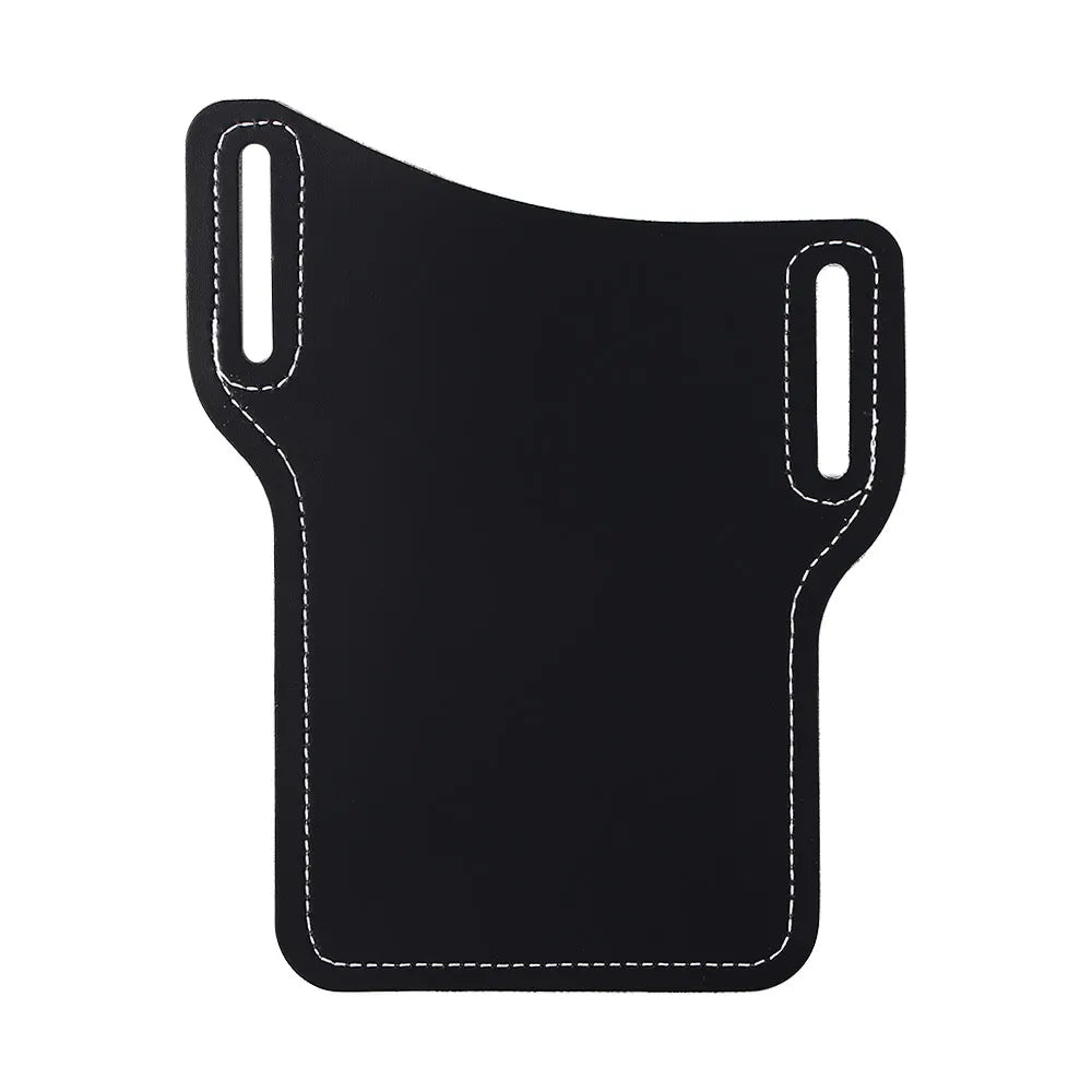 Funda de cuero para teléfono con clip para cinturón – Estuche de cuero sintético para hombres, 2 colores