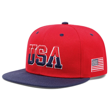 American Flag Baseball Cap, Snapback & Mesh Styles