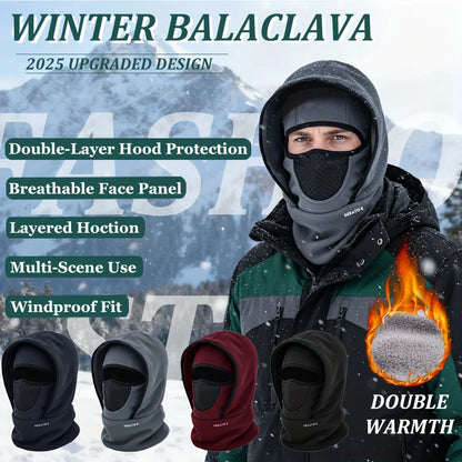 Winter Multi-Way Balaclava Hat, Neck Gaiter & Face Cover