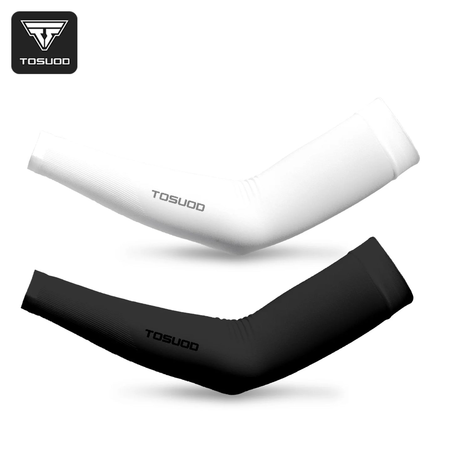 Mangas para brazos de seda helada – Protección UV UPF 50+, refrescantes y de secado rápido | 1, 2 o 3 pares