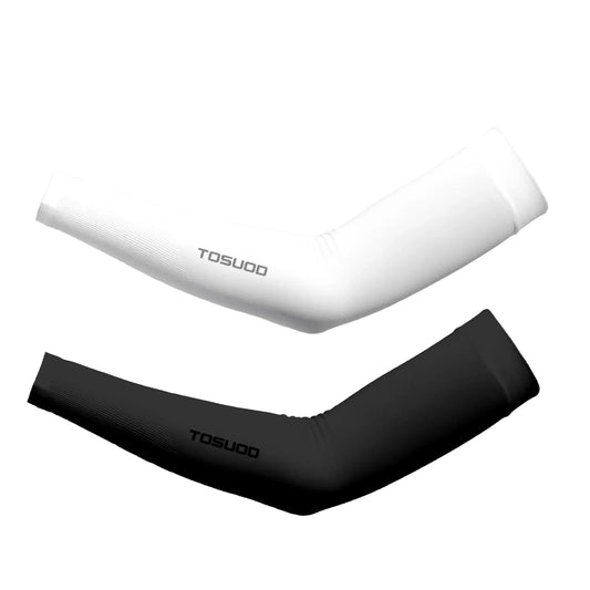 Mangas para brazos de seda helada – Protección UV UPF 50+, refrescantes y de secado rápido | 1, 2 o 3 pares
