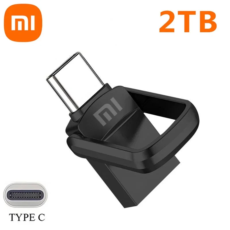 Xiaomi USB Flash Drive 1TB 2TB USB 3.0 High Speed Car Electronic Accessory Adapter Plug Play Video Large Storage Flash Drive deideas