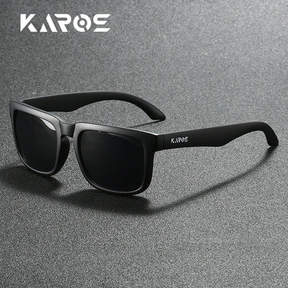 Square Polarized Sunglasses - UV400, PC Frame, Mirror Lens, 6 Colors, Unisex