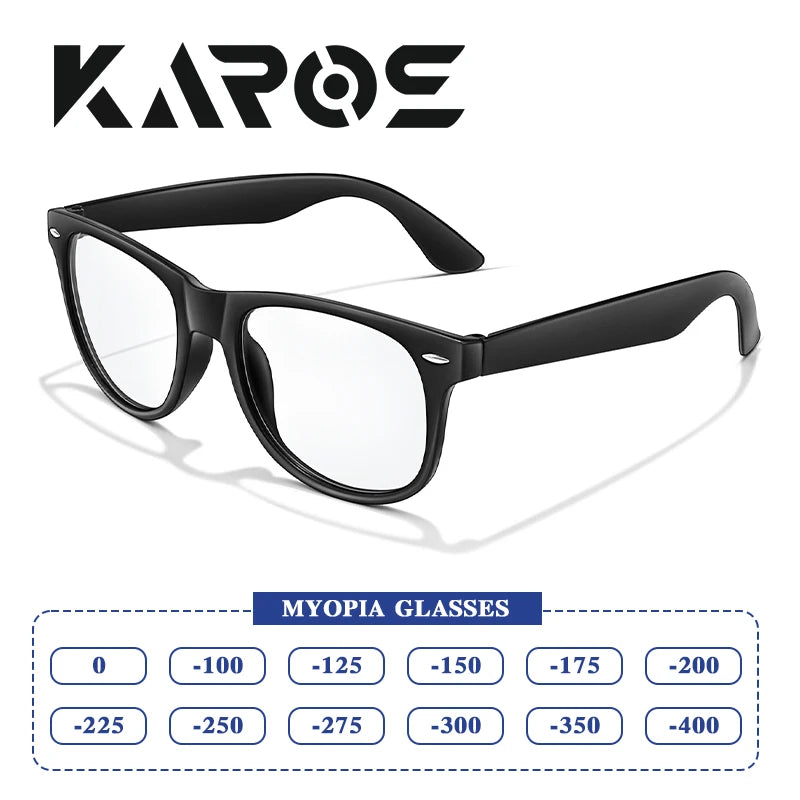 Gafas de Miopía Redondas Vintage - Lentes Graduadas Ligeras 0 a -4.0