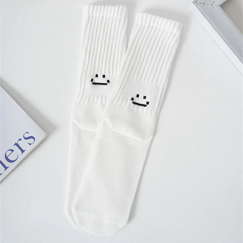 Cotton Crew Socks – Soft Blend Mid-Tube, Unisex 35-44