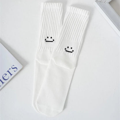 Cotton Crew Socks – Soft Blend Mid-Tube, Unisex 35-44