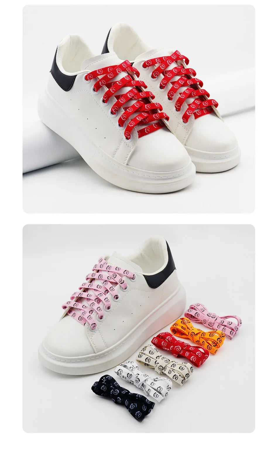 Bandana Graphic Flat Shoelaces, 70–200 cm