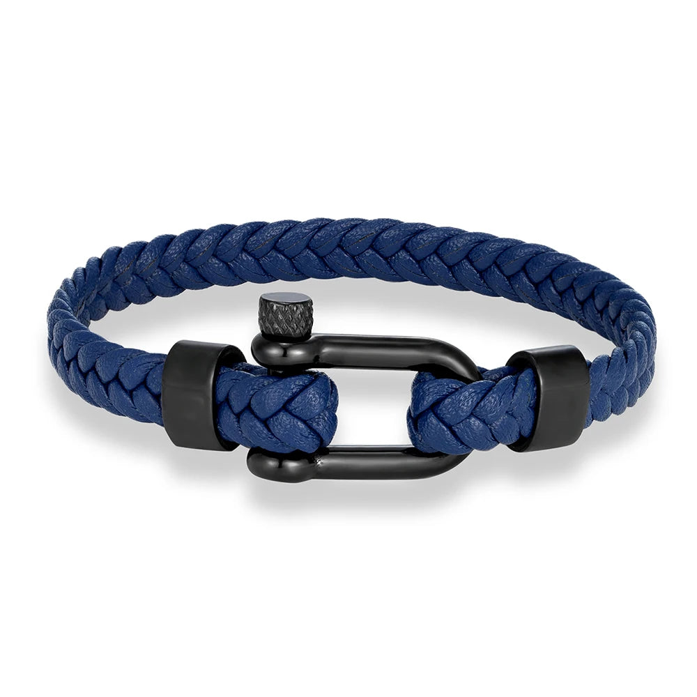 Pulsera Minimalista de Cuero - Cierre Magnético, Acero Inoxidable, 6 Colores, 4 Tamaños, Unisex