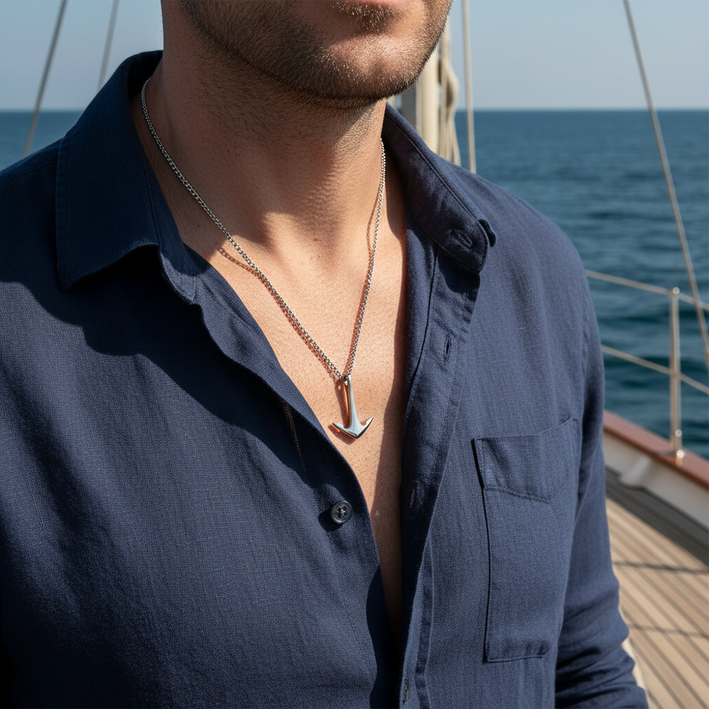 Anchor Necklace en velero