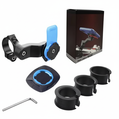 Blue Shockproof Bike Phone Mount