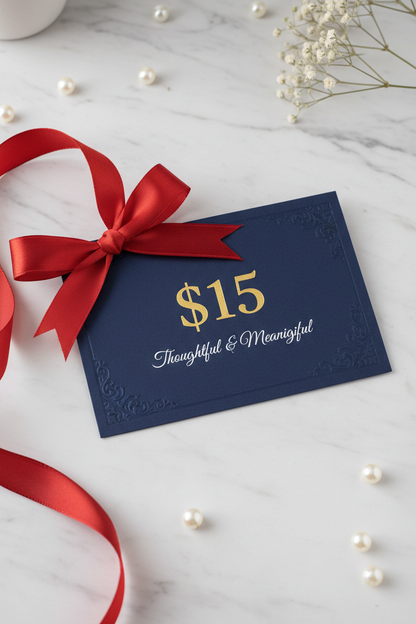 $15 Gift Card - Thoughtful & Meaningful