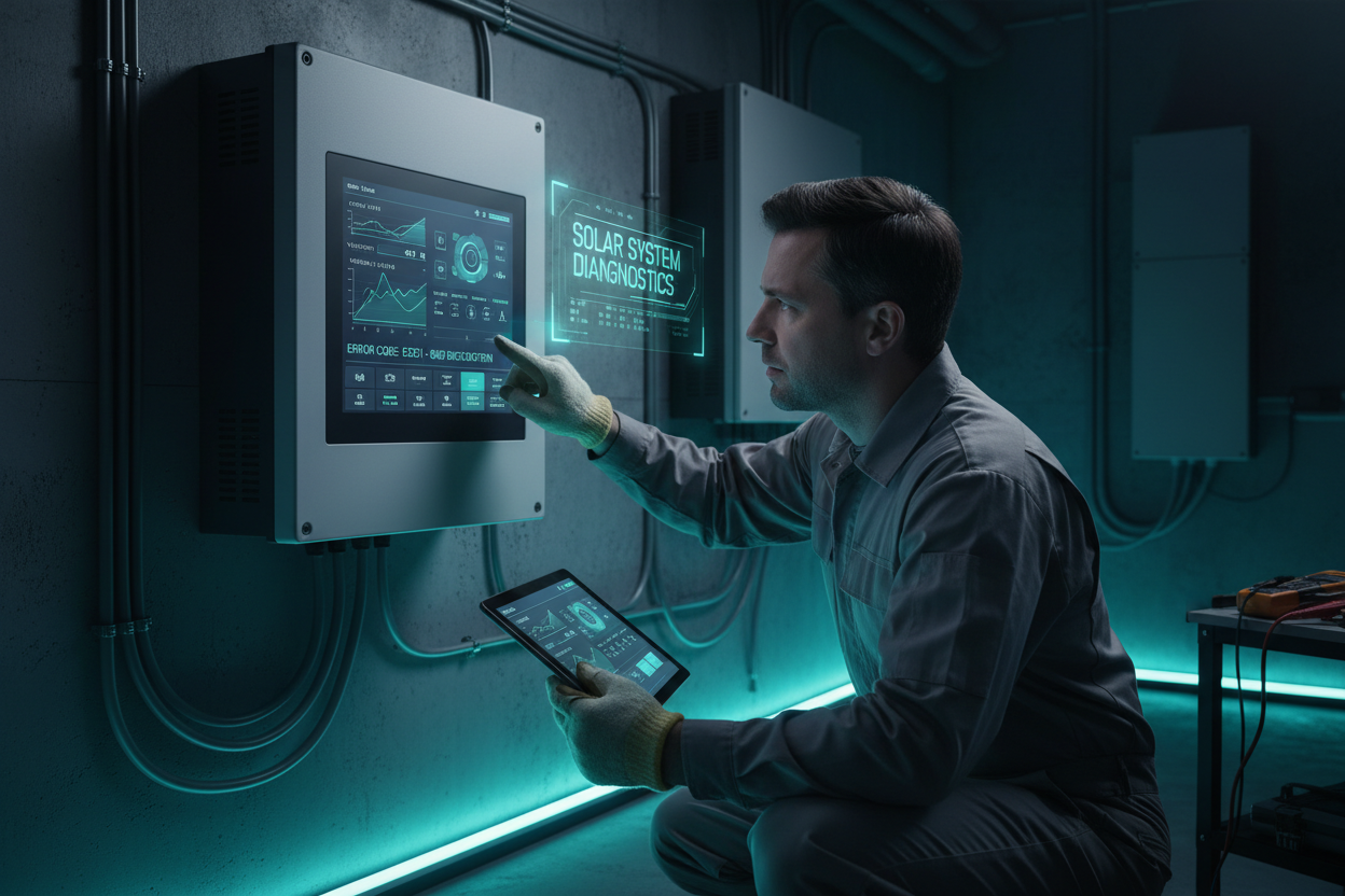 Solar Inverter Inspection and Performance Analysis