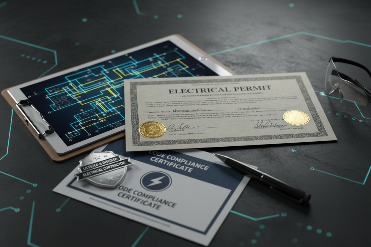 Electrical Permit and Documentation - Licensed and Insured