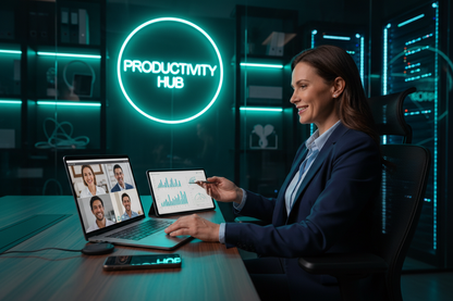 Satisfied Business Owner with Fast Reliable Network