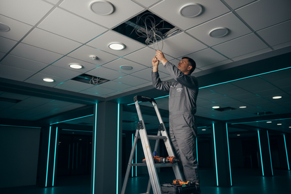 LED Lighting System Installation - Commercial Electrical Work