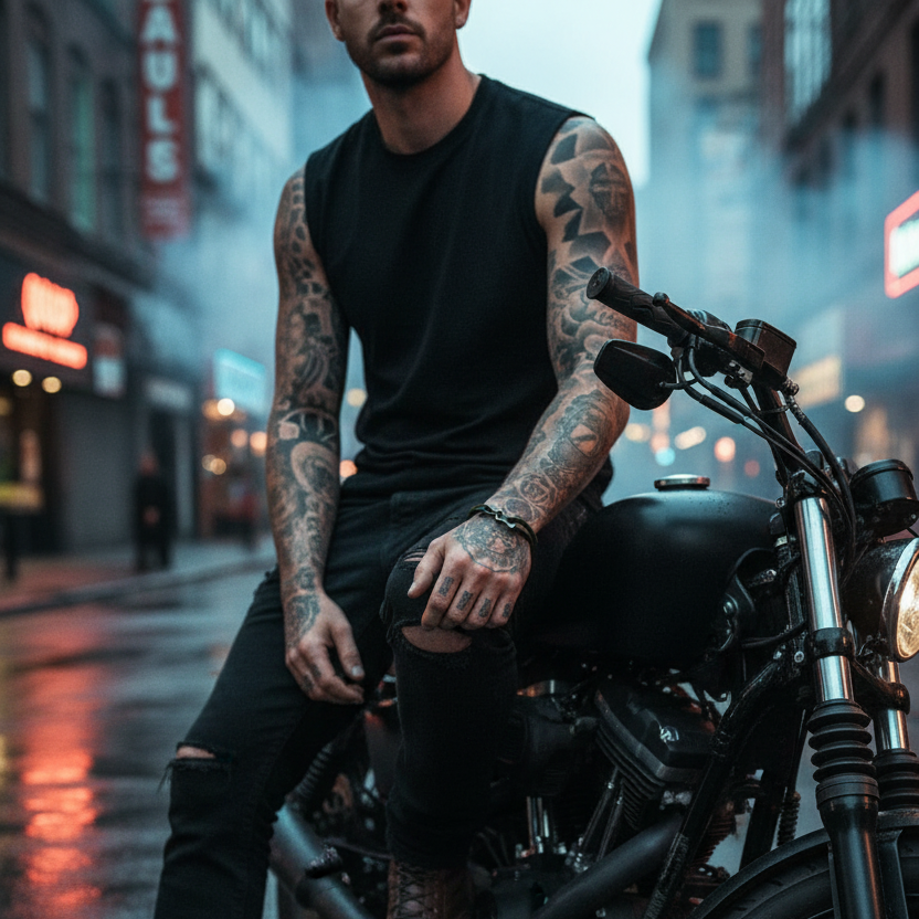 Keel Chain Bracelet - Biker urbano