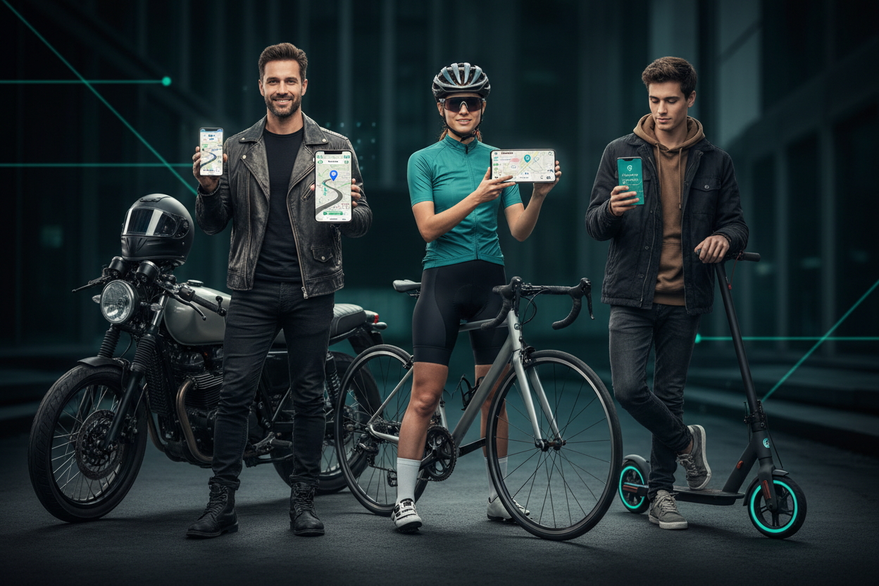 Motorcycle, Bike & Scooter Users