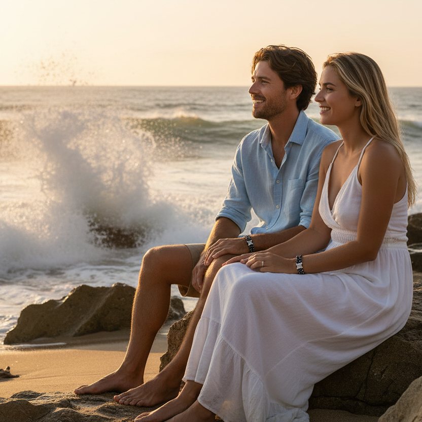 Nautical Bracelet - Beach Couple