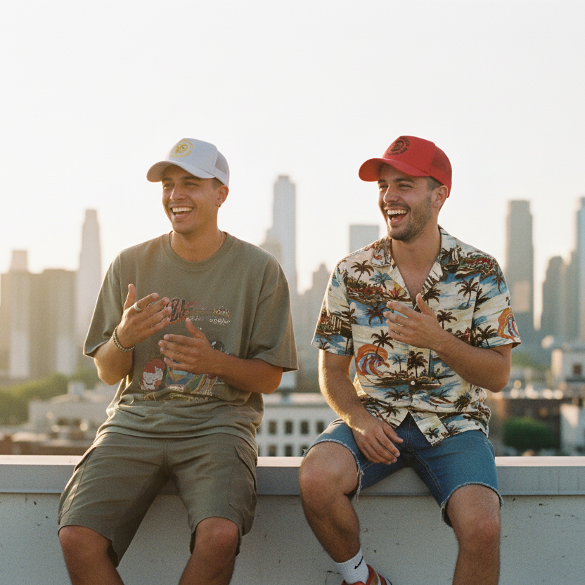 Smiley Trucker - Chicos rooftop