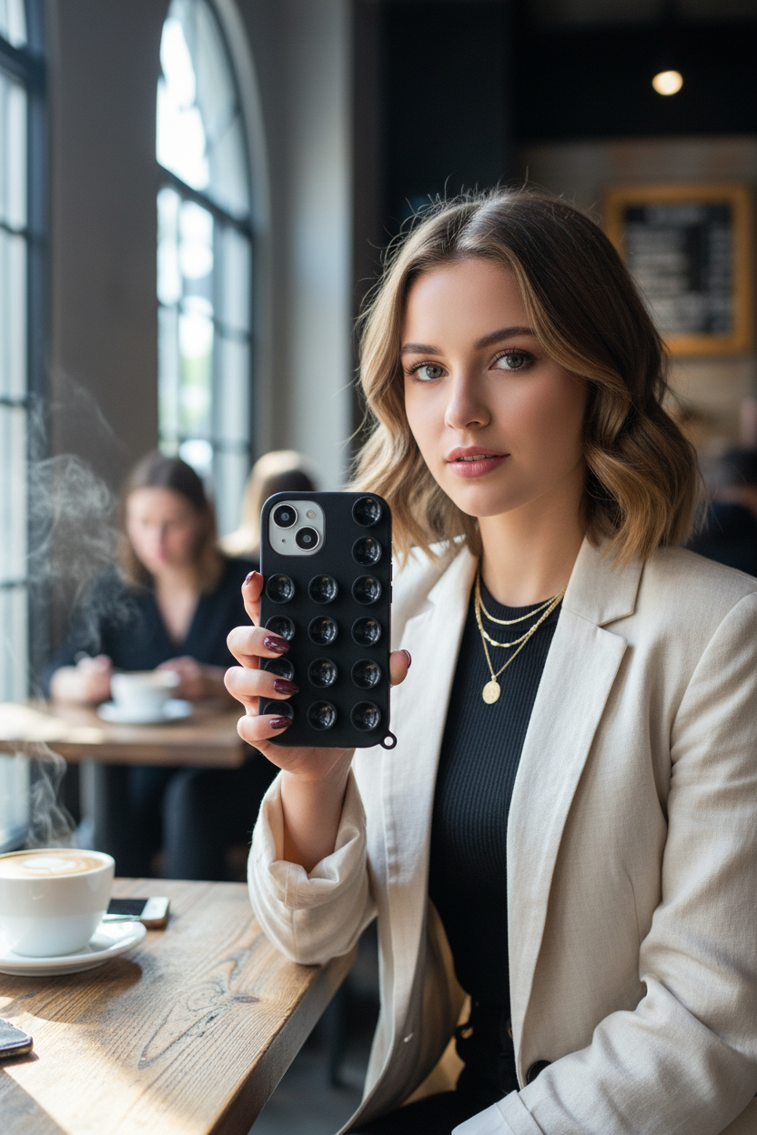 Suction Cup Case - Black Urban