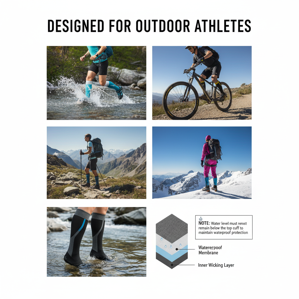Waterproof Hiking Socks - 800x800 Product Image